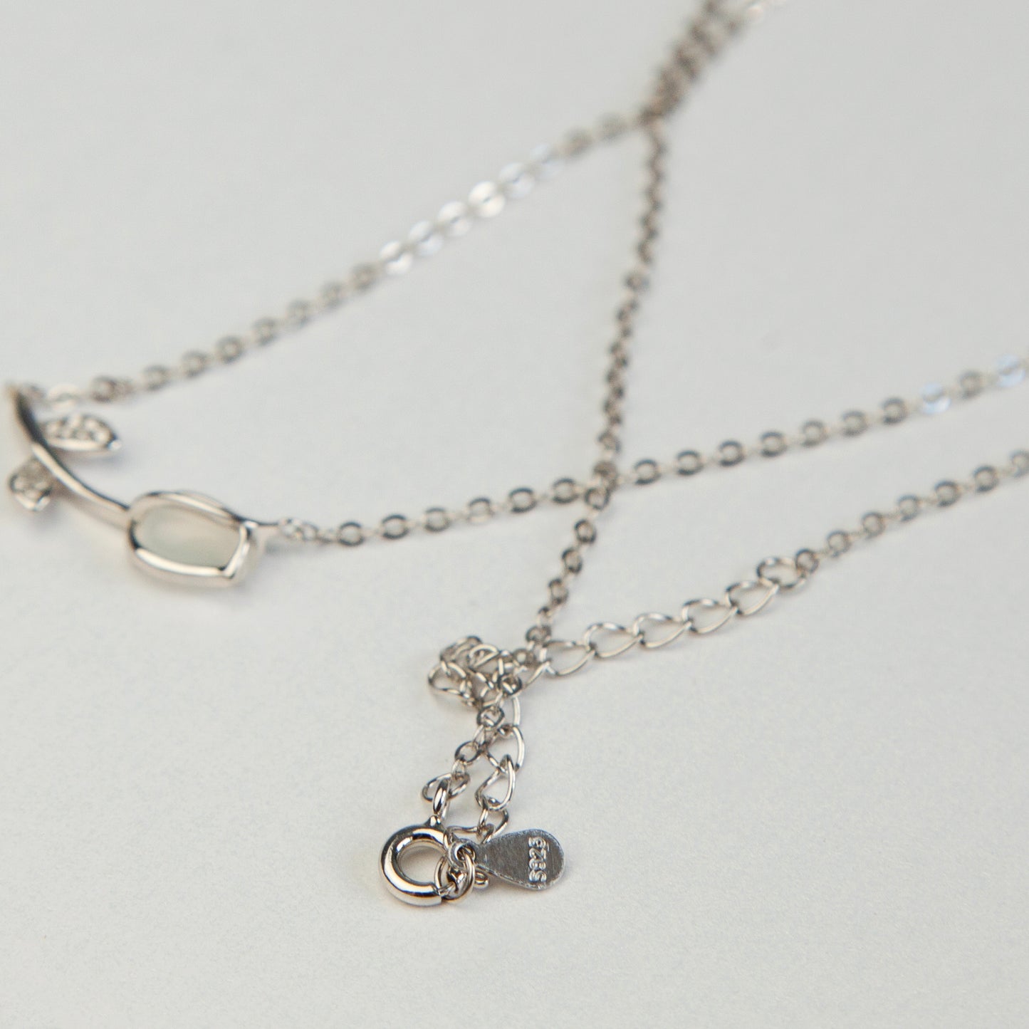 Sterling Silver Tulip Pendant Necklace