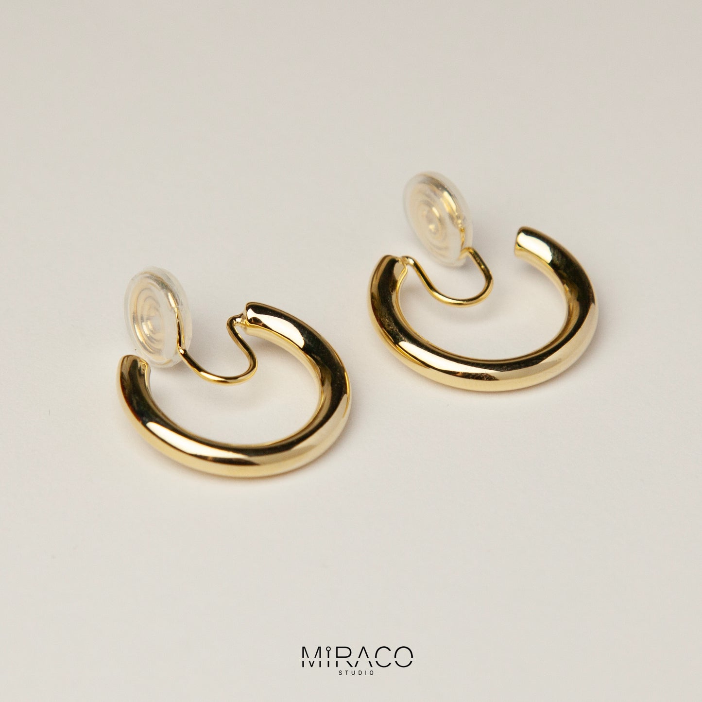 Minimalist Clip On Huggie Earrings